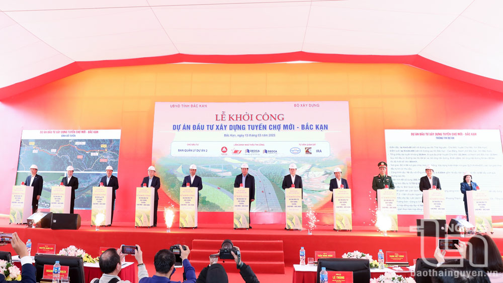 Khởi công tuyến cao tốc Chợ Mới - Bắc Kạn
