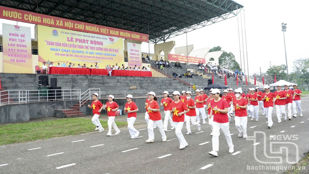 Trên 1.000 vận động viên tham gia Ngày chạy Olympic vì sức khỏe toàn dân