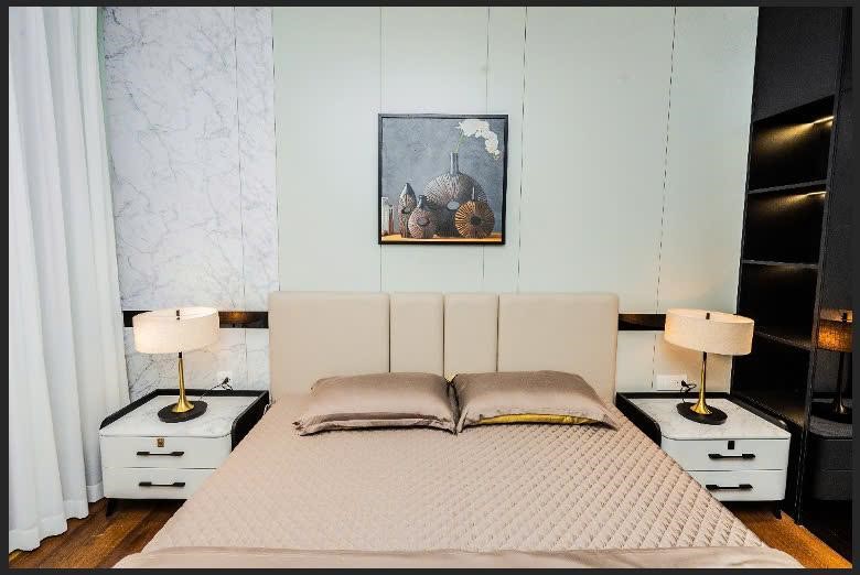  
Phòng ngủ trong thiết kế căn hộ 100m2 3 phòng ngủ 