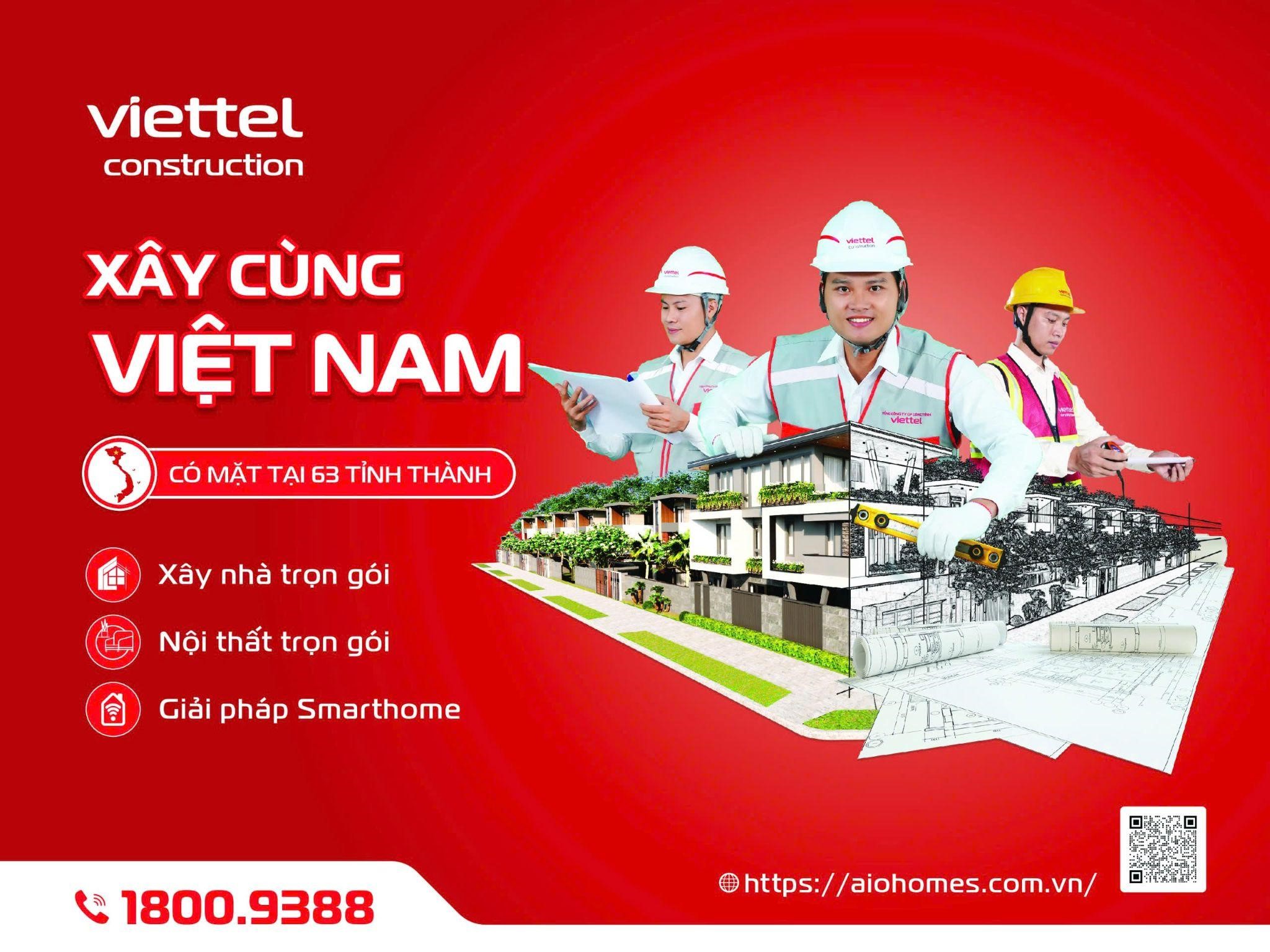 
Viettel Construction AIOHomes - Thi công nhà trọn gói uy chất, chất lượng