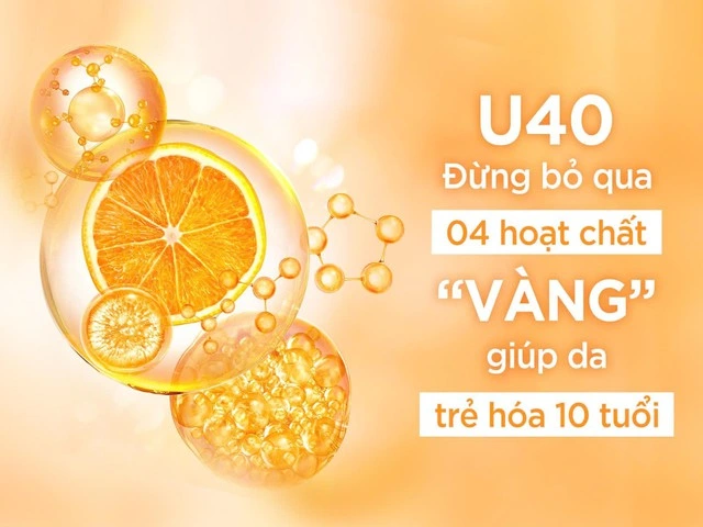 4 hoạt chất 'vàng' giúp da trẻ hóa 10 tuổi