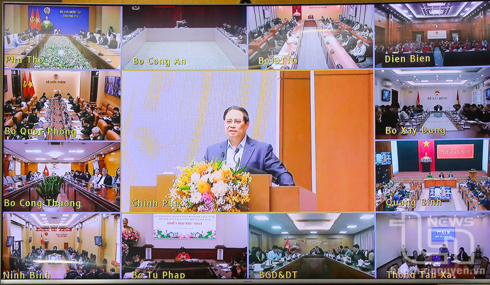 Phiên họp thứ nhất Ban Chỉ đạo phát triển khoa học, công nghệ, đổi mới sáng tạo, chuyển đổi số, Đề án 06 được tổ chức trực tuyến.