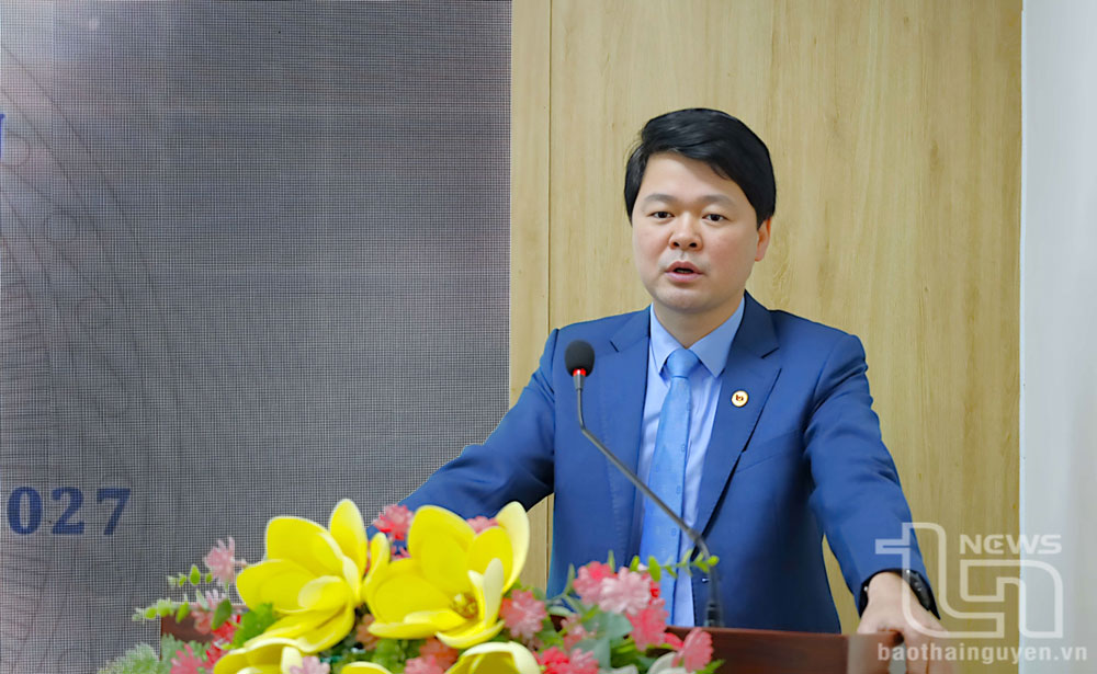 Nhà báo Nguyễn Ngọc Sơn, Tổng Biên tập Báo Thái Nguyên: “Chuyển đổi số không chỉ là câu chuyện về công nghệ, mà quan trọng nhất là con người”.