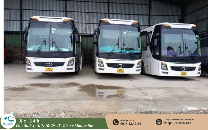 Xe 24h chuyên gia trong lĩnh vực cho thuê xe 45 chỗ mà bạn nên biết