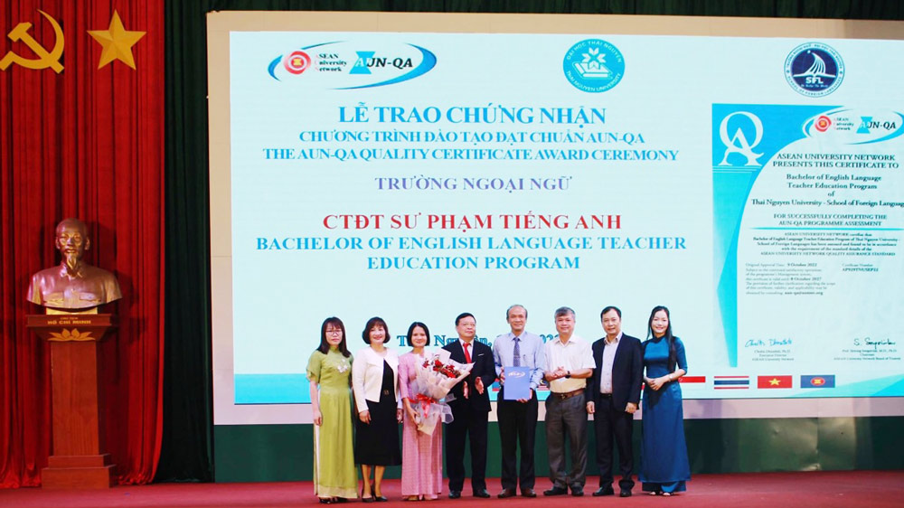 Đại học Thái Nguyên: Thêm 4 chương trình đào tạo đạt chuẩn AUN-QA