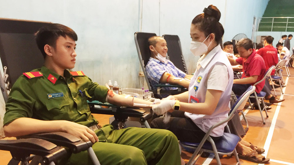 Phú Bình: Thu được 500 đơn vị máu tình nguyện