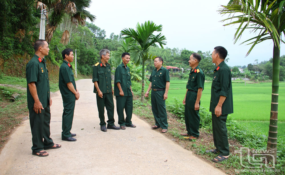 Những cựu chiến binh gương mẫu ở Yên Đổ 