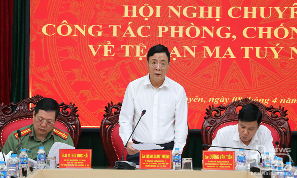 Tăng cường các giải pháp kéo giảm tội phạm về ma túy