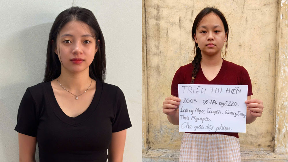 Hai cô gái ở Thái Nguyên bị khởi tố vì che giấu tội phạm, liên quan Bùi Đình Khánh