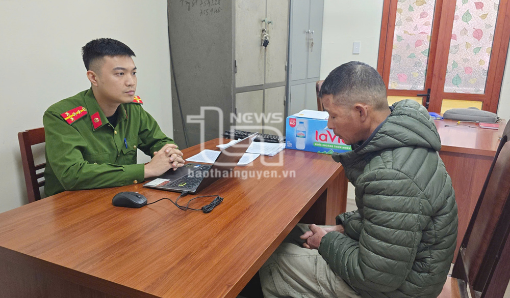 Nguyễn Đăng Khoa tại Cơ quan điều tra.