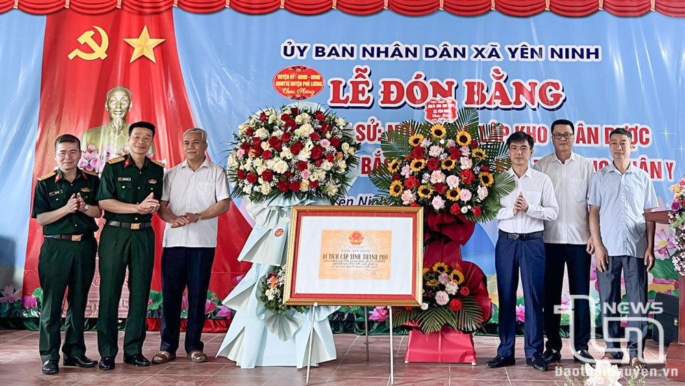 Nơi thành lập Kho Quân dược Liên khu Việt Bắc được công nhận di tích lịch sử cấp tỉnh