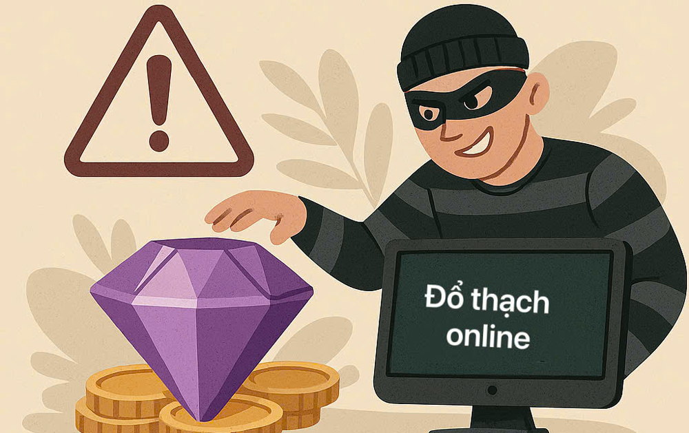 Cảnh giác với chiêu trò 'đổ thạch' online