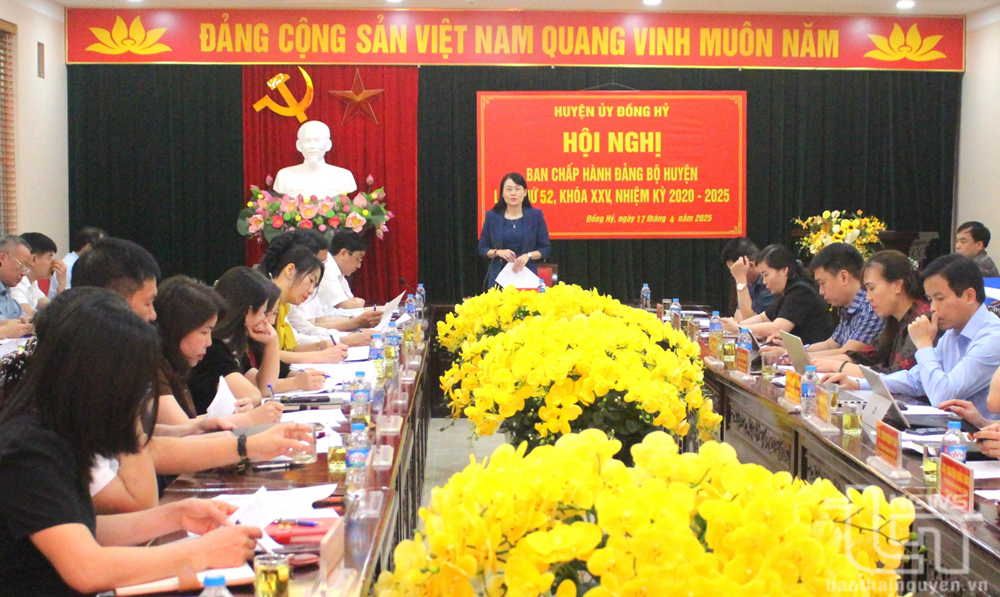 Đồng Hỷ: Triển khai sắp xếp đơn vị hành chính cấp xã