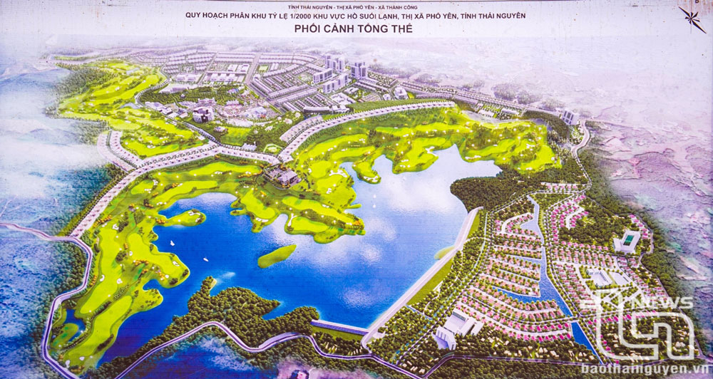 Dự kiến Dự án sân golf Glory sẽ hoàn thành vào tháng 7-2025, vượt tiến độ 2 tháng. Trong ảnh: Phối cảnh Dự án.