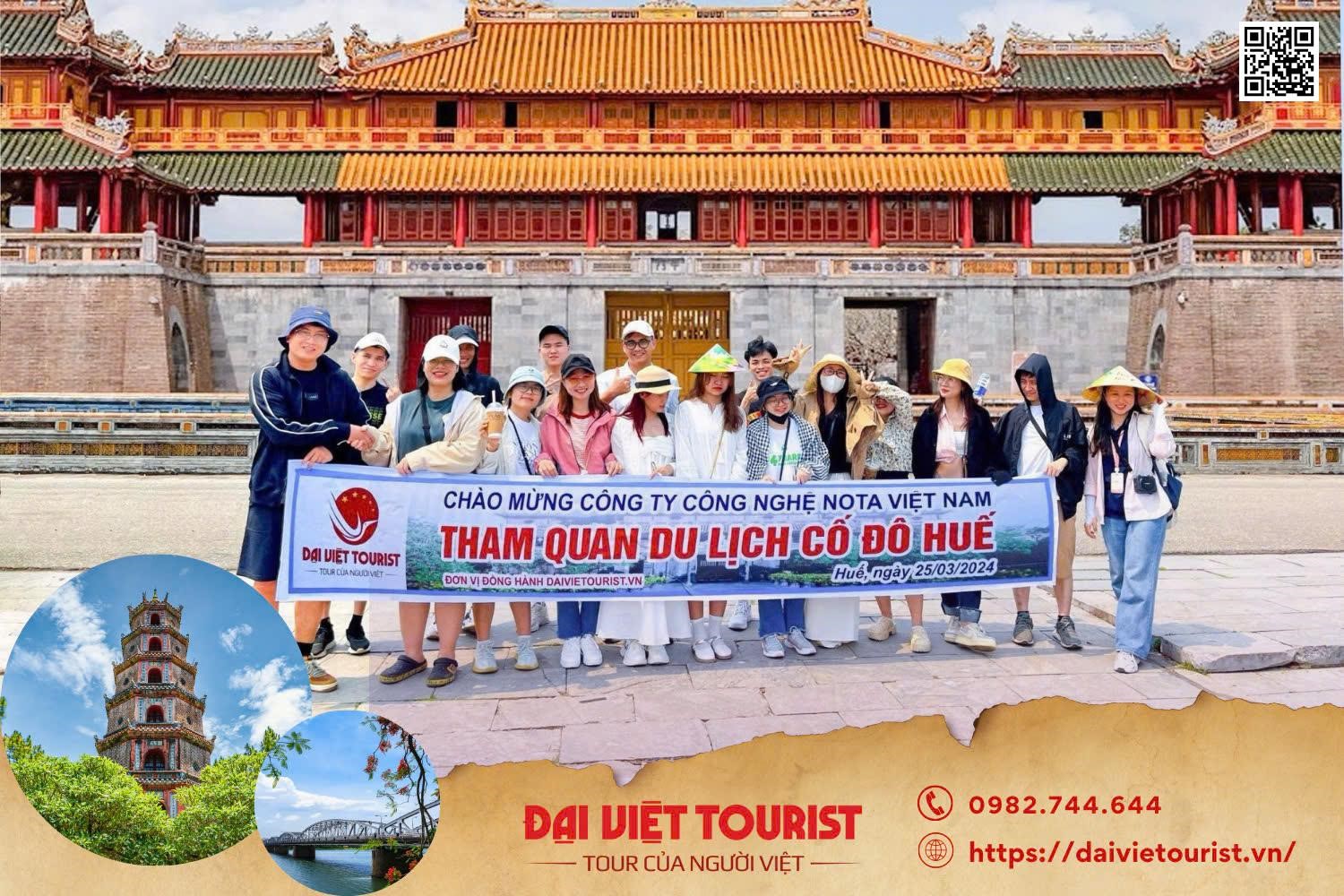 Đại Việt Tourist đơn vị tổ chức tour Huế từ Đà Nẵng giá rẻ chuyên nghiệp
