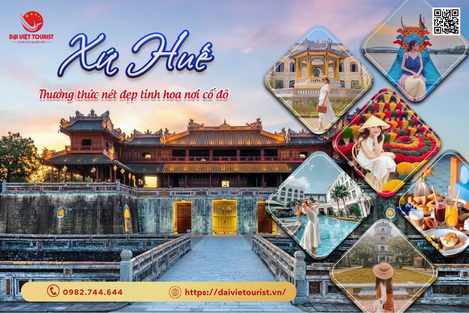  
Tham gia tour Huế du khách được tham quan nhiều địa điểm nổi tiếng