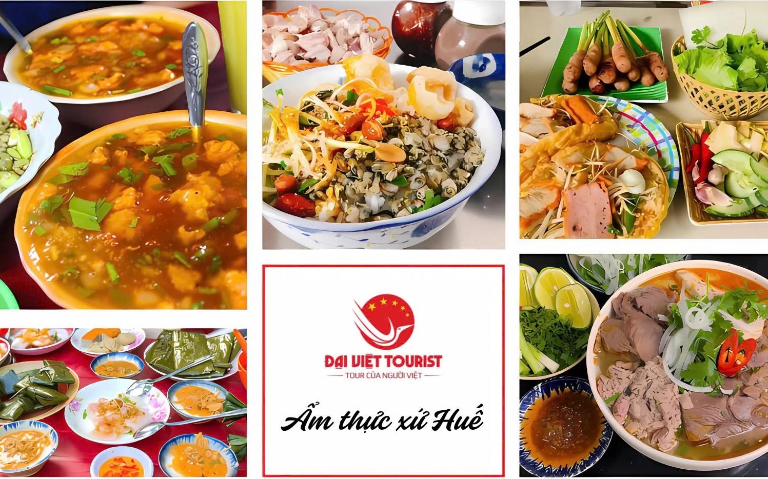  
Tham gia tour Huế du khách được thưởng thức ẩm thực đúng chất Huế