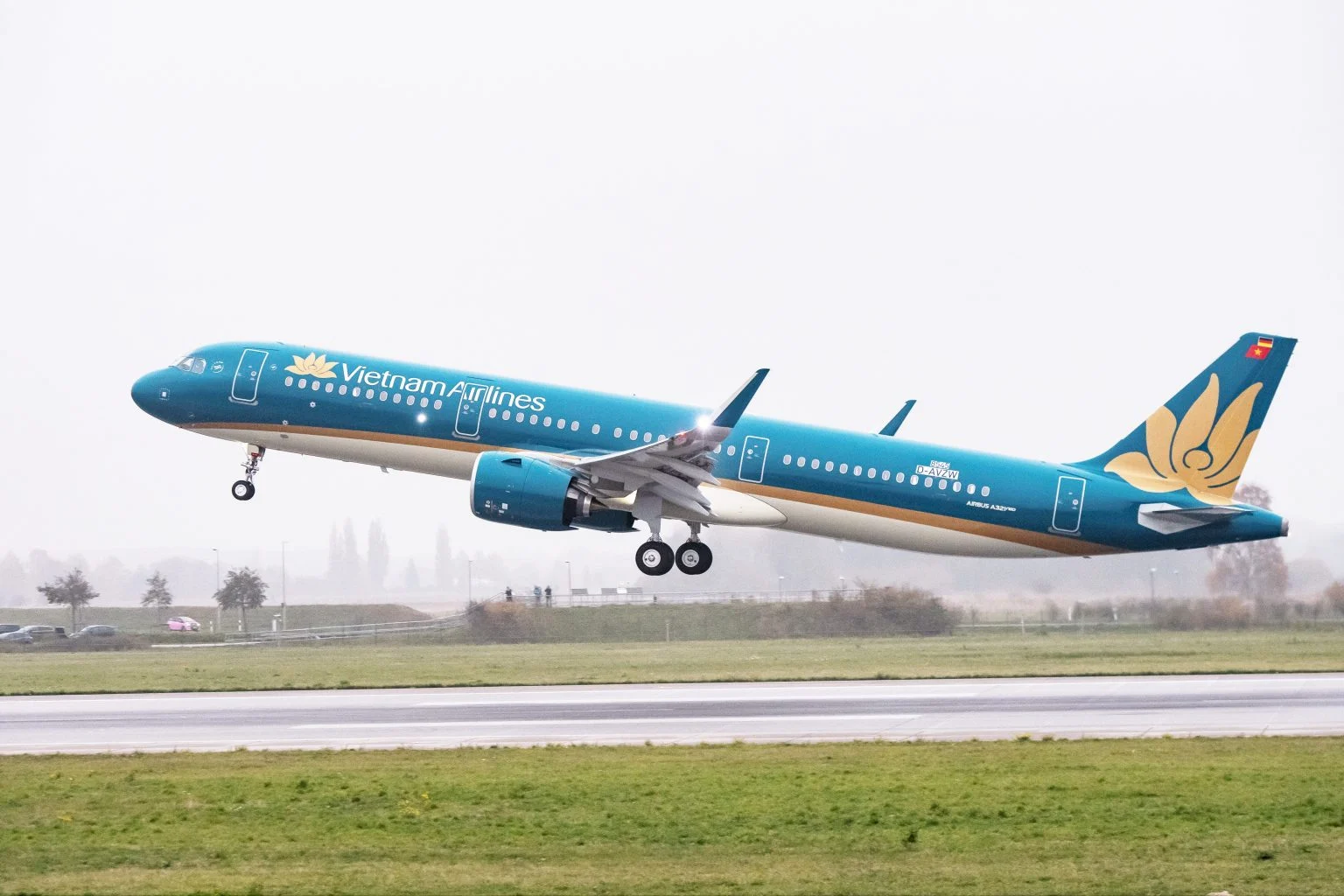 Hãng hàng không Vietnam Airlines.