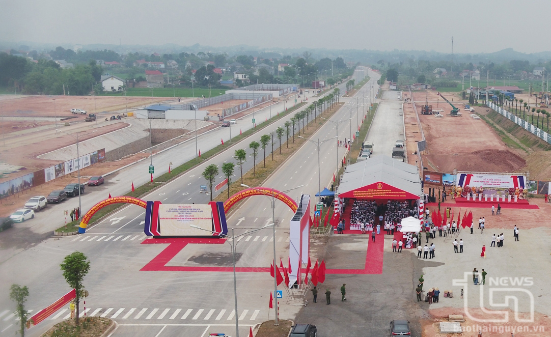 Lễ khánh thành đường Vành đai V vùng Thủ đô Hà Nội, đoạn qua tỉnh Thái Nguyên.