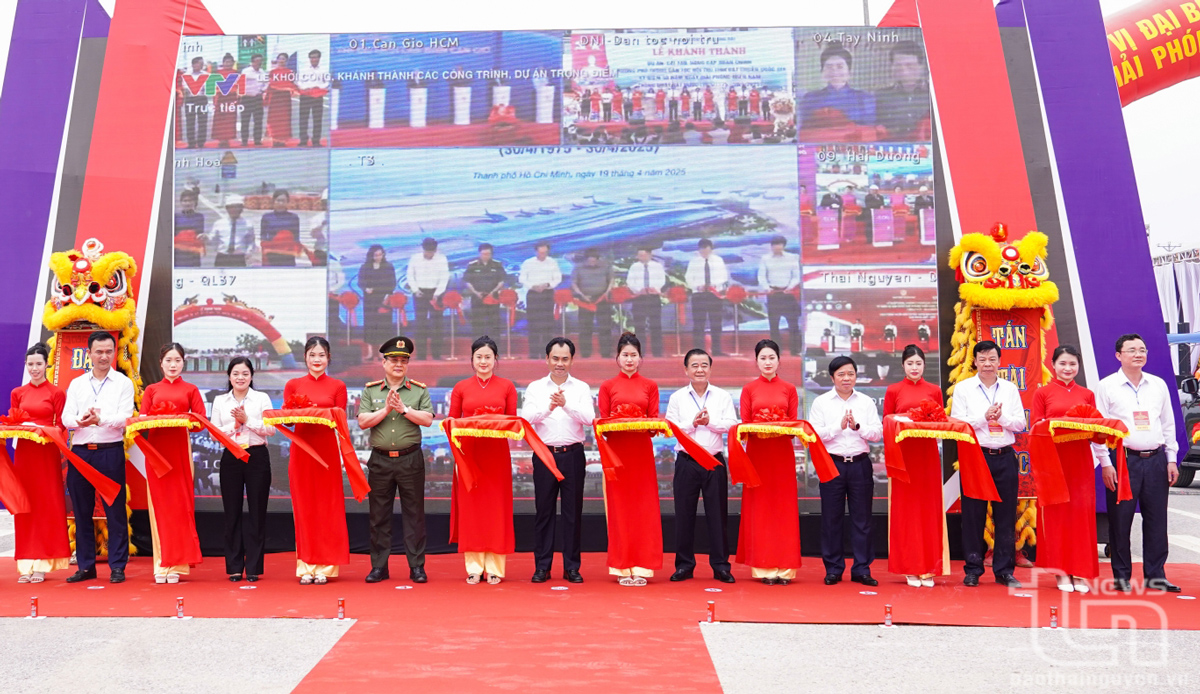 Thái Nguyên đồng loạt khởi công, khánh thành nhiều công trình, dự án quan trọng
