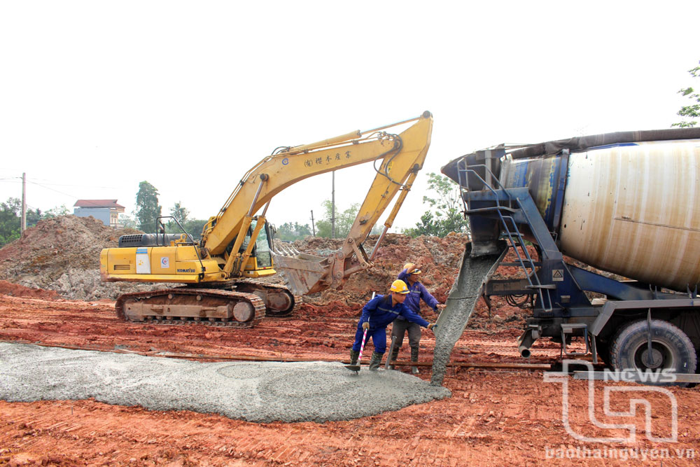 Tập trung giải phóng mặt bằng Dự án tuyến đường kết nối khu thể thao Thái Nguyên