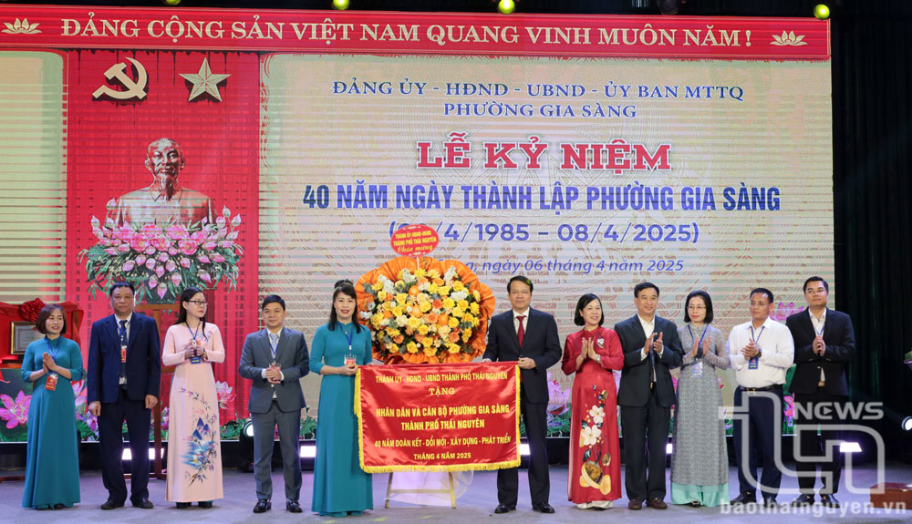 Phường Gia Sàng kỷ niệm 40 năm ngày thành lập