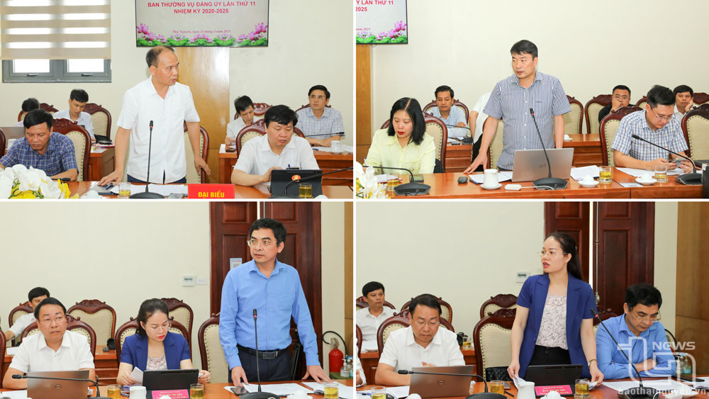 Các đại biểu phát biểu tại Hội nghị.