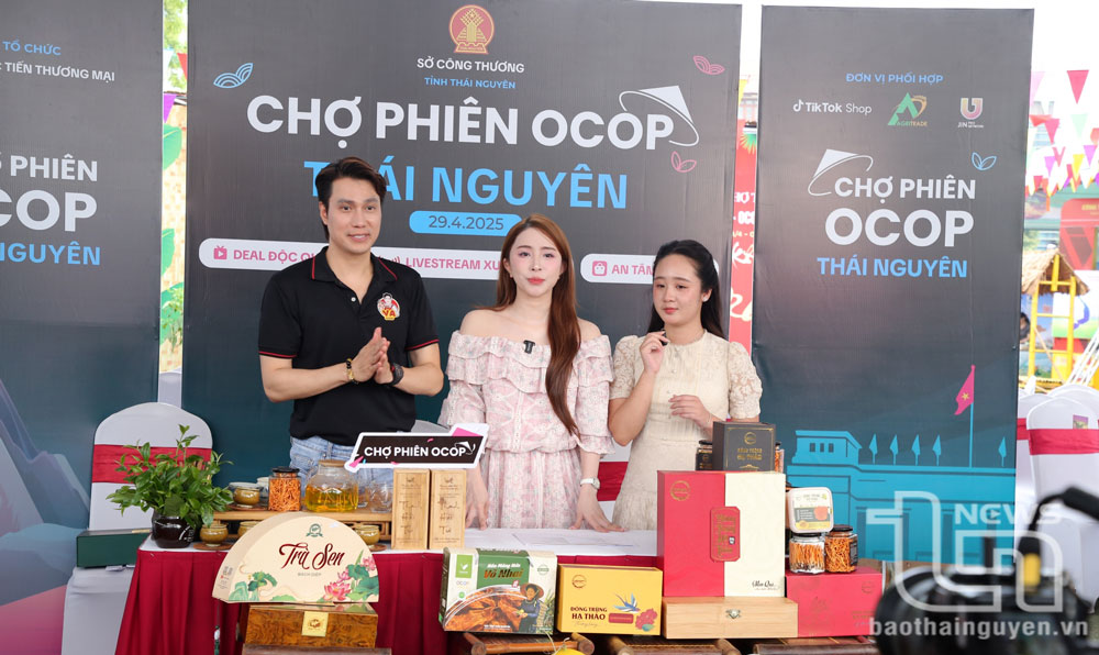 Hơn 70 triệu lượt tiếp cận video quảng bá sản phẩm 'Chợ phiên OCOP Thái Nguyên 2025'