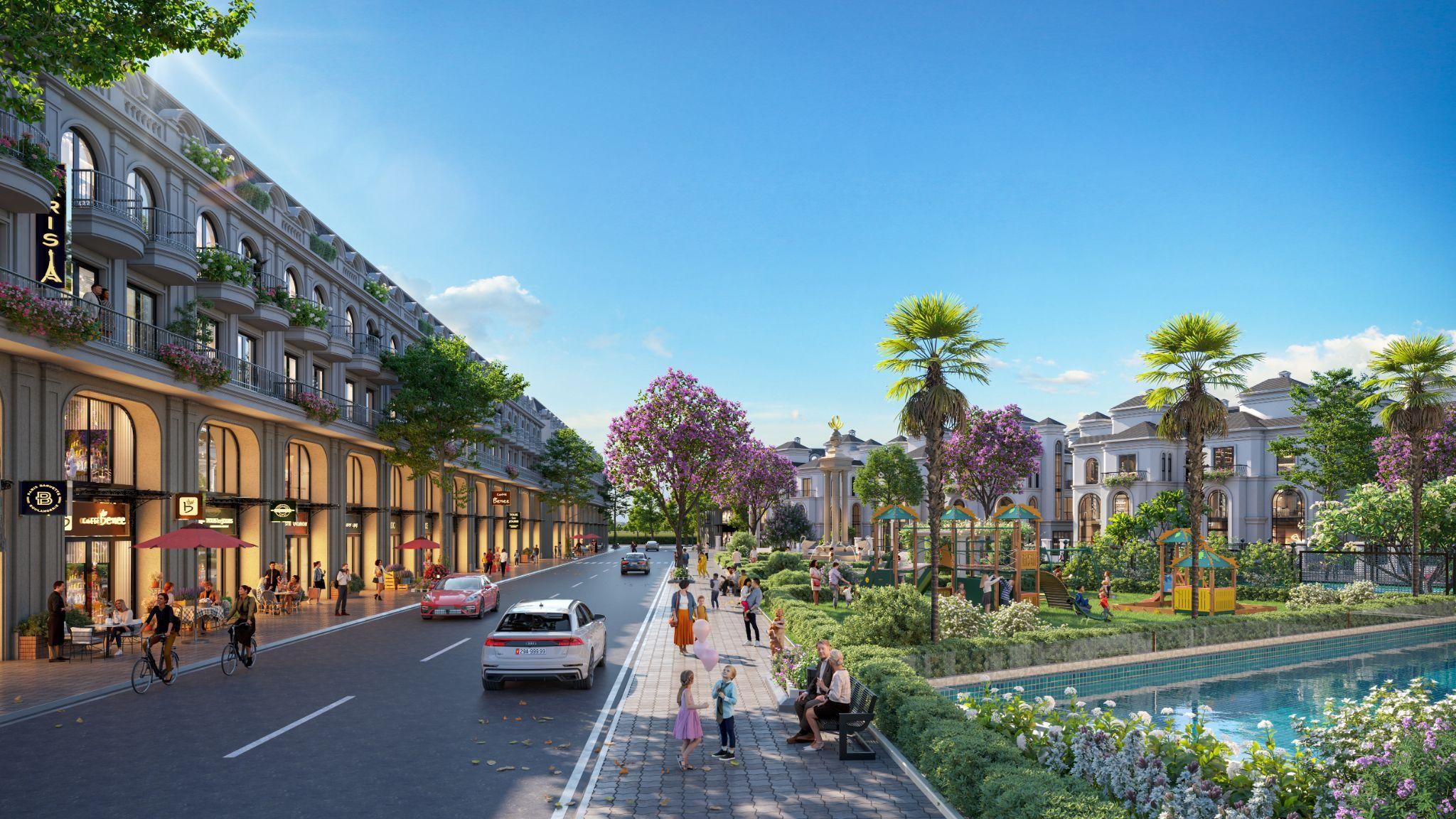  
Không gian sống xanh trong lành tại City Rise