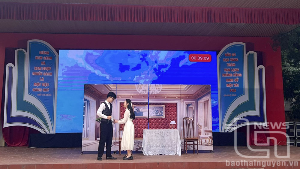 Tiết mục tham dự Cuộc thi tuyên truyền, giới thiệu sách bằng hình thức sân khấu hóa với chủ đề Cuốn sách tôi yêu.