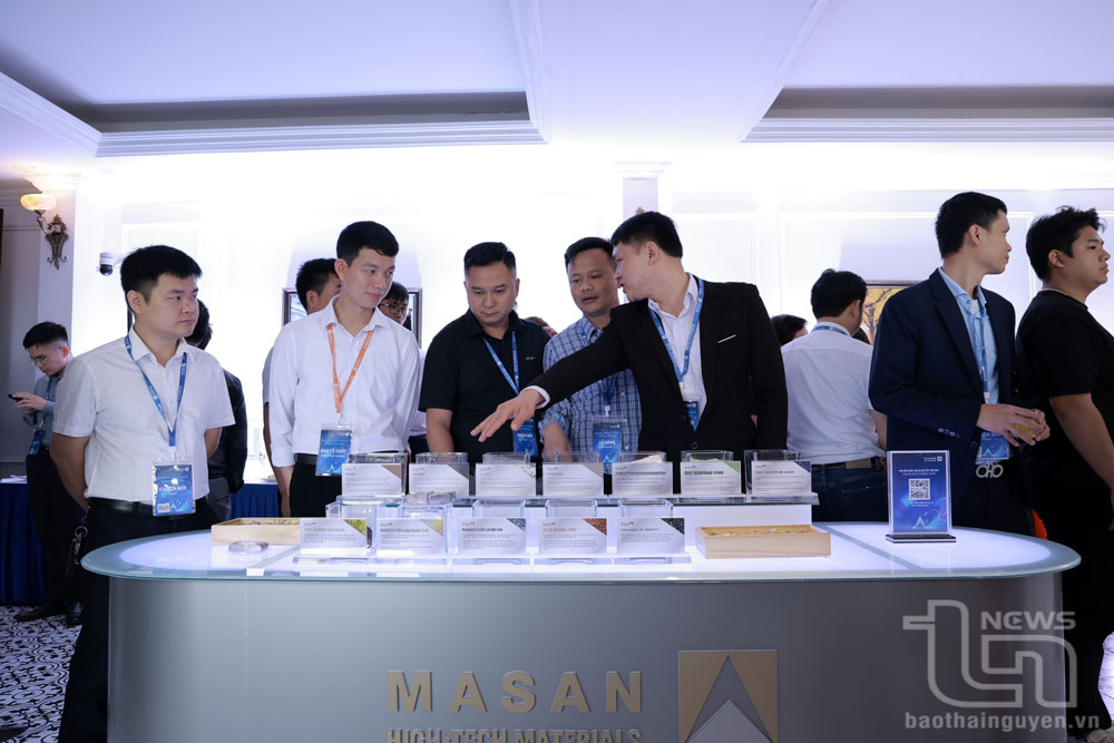 Các sản phẩm của Masan High-Tech Materials được trưng bày tại Đại hội cổ đông thường niên năm 2025.