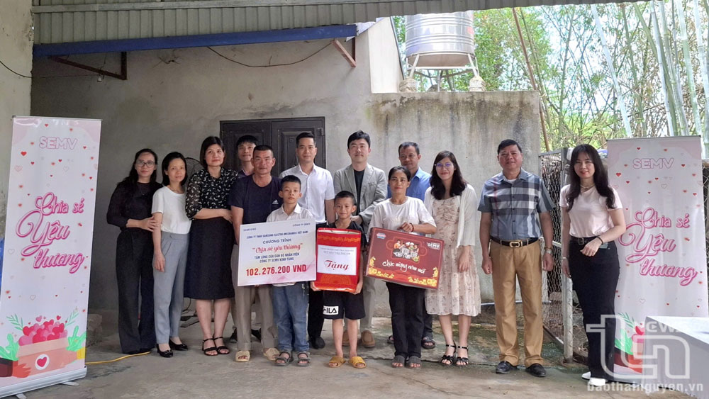 SEMV hỗ trợ cháu Nguyễn Kiên Giang hơn 102 triệu đồng