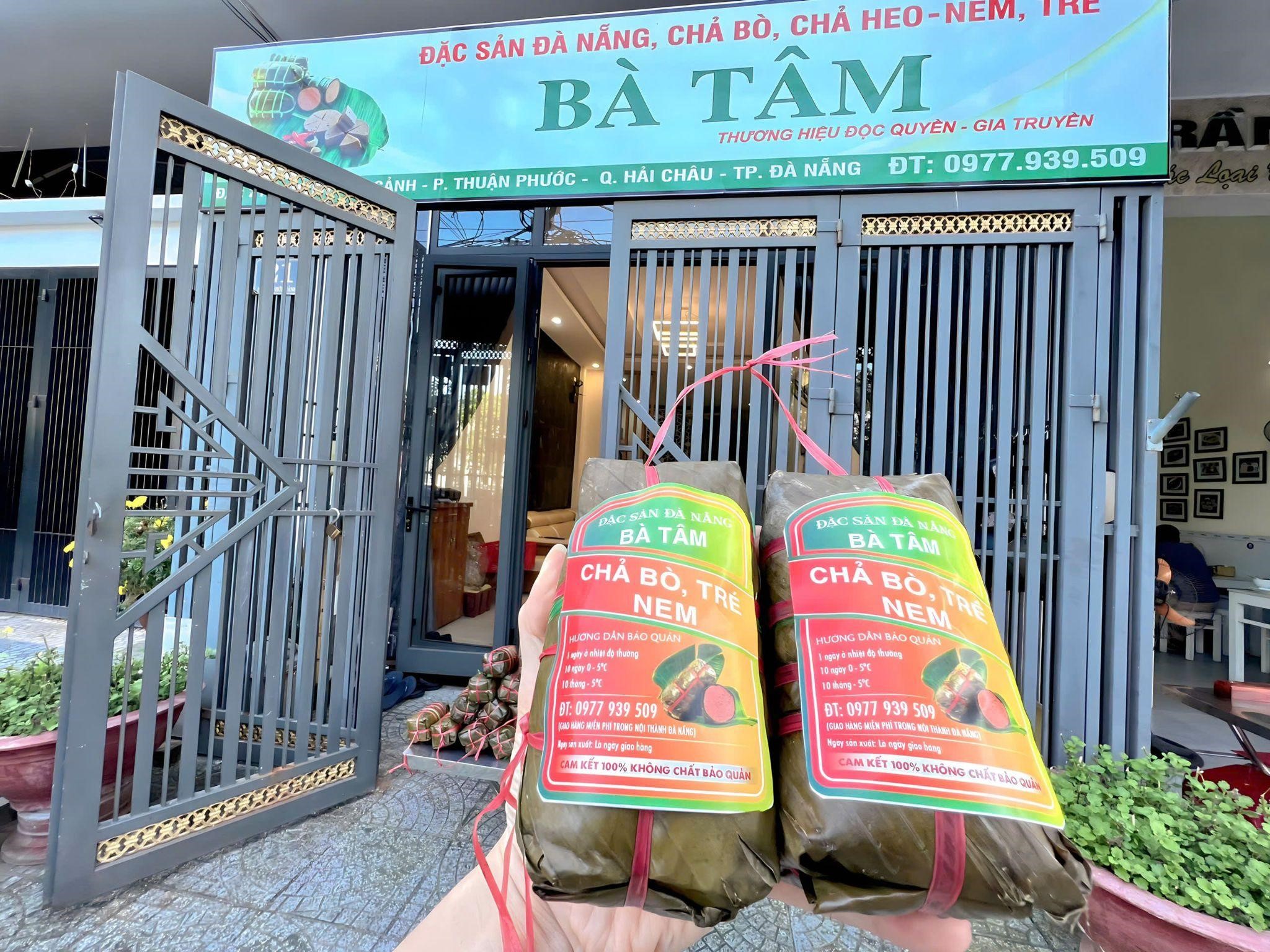 Thương hiệu chả bò Bà Tâm Đà Nẵng nổi tiếng trên toàn quốc