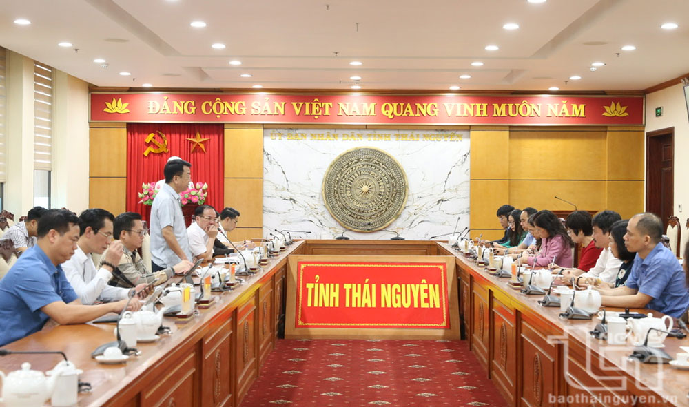 UBND tỉnh Thái Nguyên làm việc với Đoàn công tác của Thông tấn xã Việt Nam