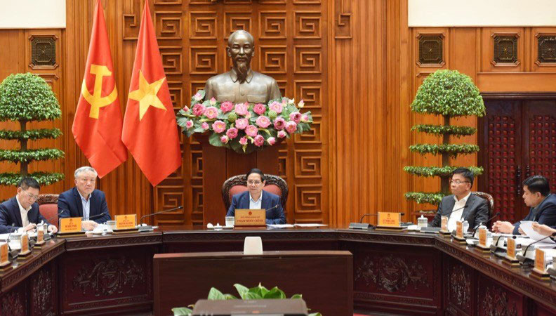 Thủ tướng Phạm Minh Chính chủ trì cuộc họp của Thường trực Chính phủ với các bộ, ngành, cơ quan, đơn vị liên quan.