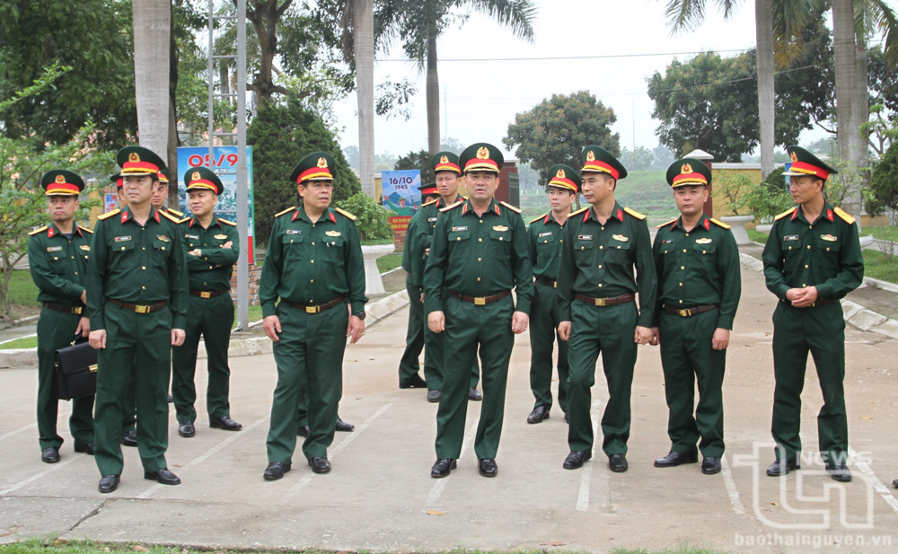 Kiểm tra kết quả thực hiện nhiệm vụ tại Trường Quân sự Quân khu 1