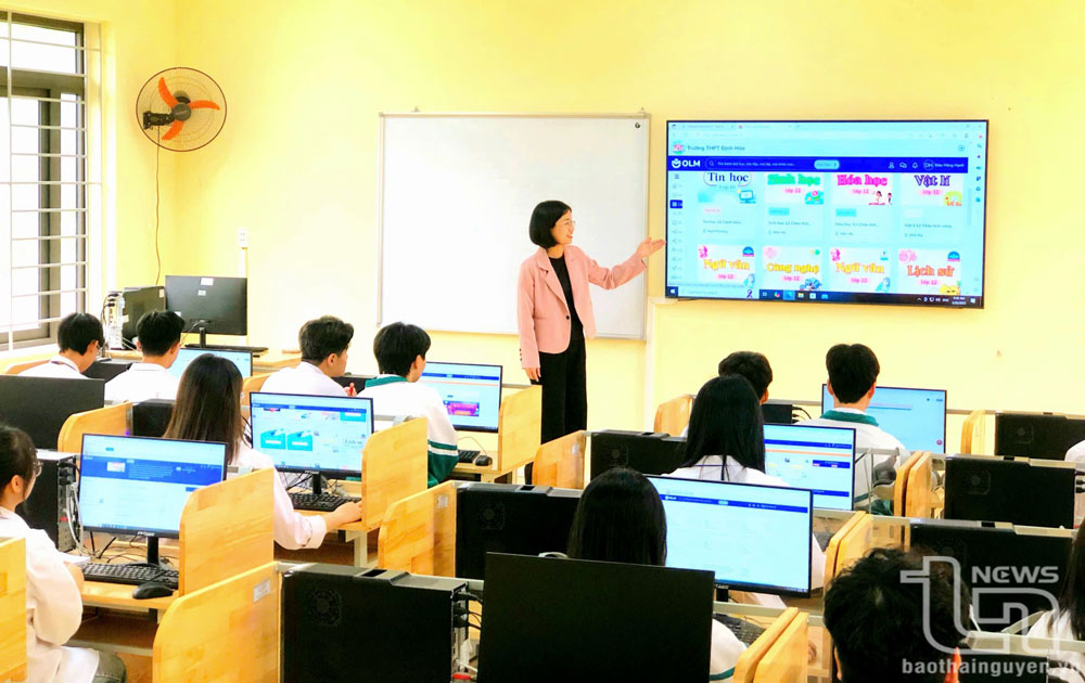 Trường THPT Định Hóa: Ứng dụng OLM trong hoạt động dạy và học