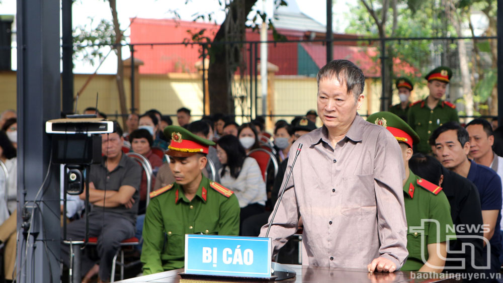 Bị cáo Nguyễn Văn Thắng tại phiên xét xử.