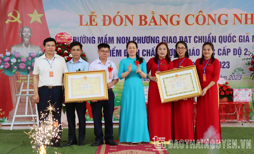 Trường Mầm non Phương Giao đón chuẩn Quốc gia