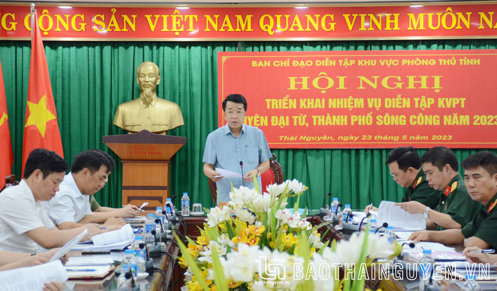 Triển khai nhiệm vụ diễn tập khu vực phòng thủ năm 2023