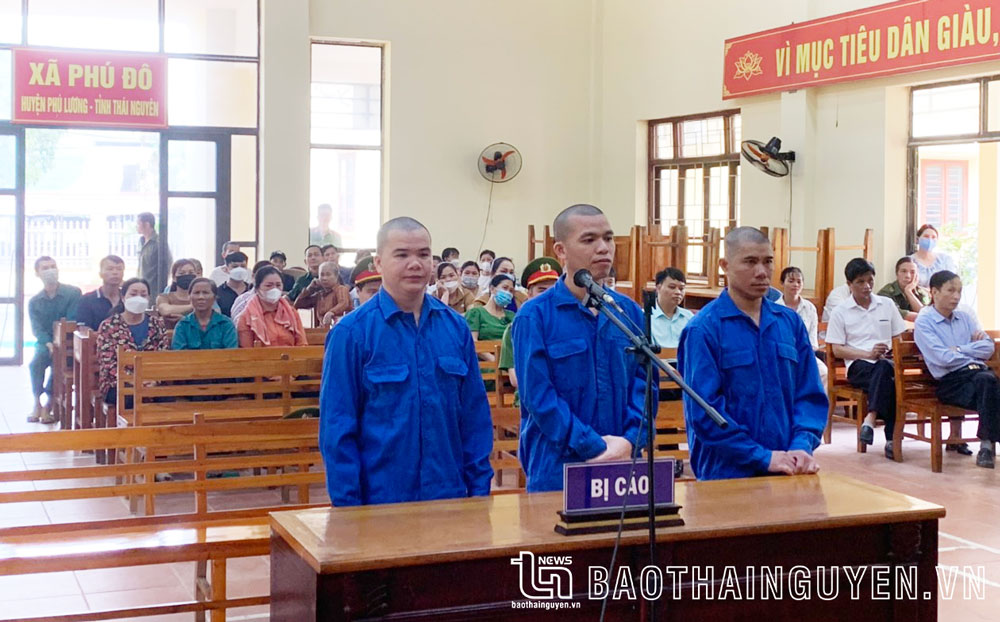 Xử phạt nghiêm khắc 3 bị cáo phạm tội ma tuý