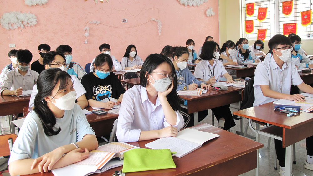 Thái Nguyên: Trên 86% học sinh lớp 9 đăng ký dự thi vào lớp 10
