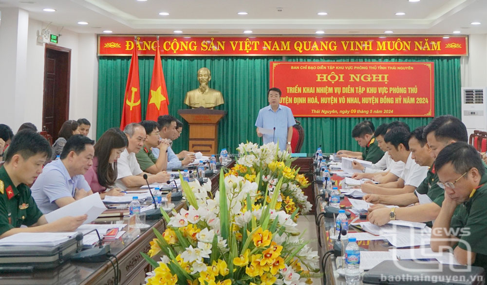 Triển khai nhiệm vụ diễn tập khu vực phòng thủ cấp huyện năm 2024