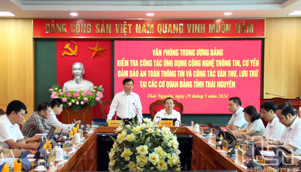 Bảo đảm an toàn thông tin, lưu trữ trong các cơ quan đảng