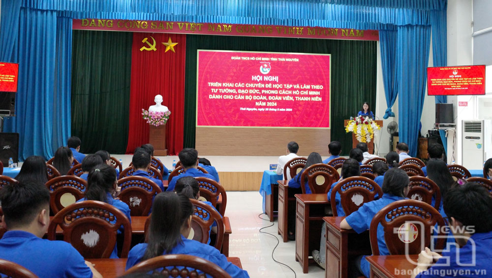 Tỉnh đoàn Thái Nguyên triển khai chuyên đề học tập và làm theo Bác