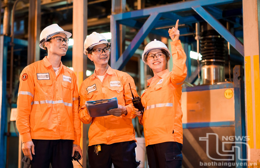 Lao động là người Việt làm chủ công nghệ chế biến Vonfram hiện đại, tiên tiến tại Masan High-Tech Materials.