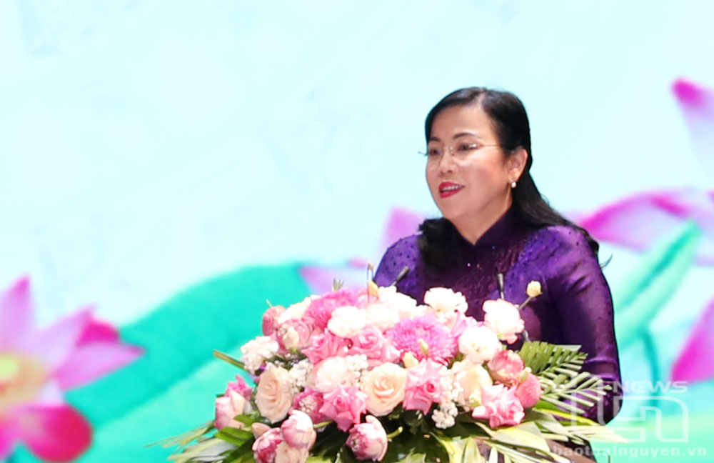 Đồng chí Bí thư Tỉnh ủy Nguyễn Thanh Hải phát biểu tại Hội nghị.