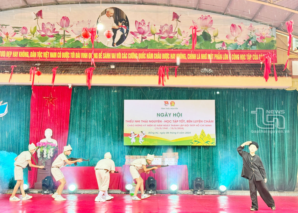 Thiếu nhi Thái Nguyên: Học tập tốt, rèn luyện chăm