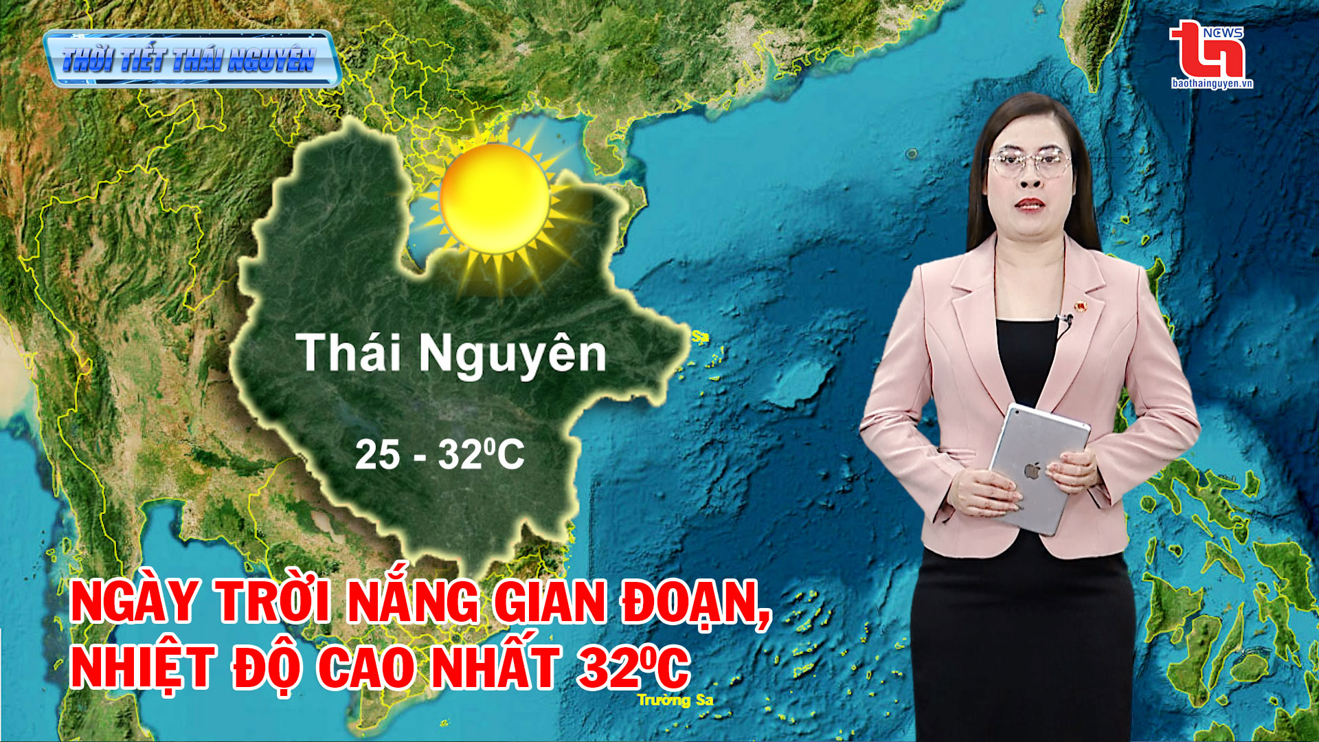 Dự báo thời tiết Thái Nguyên đêm 18/5 và ngày 19/5