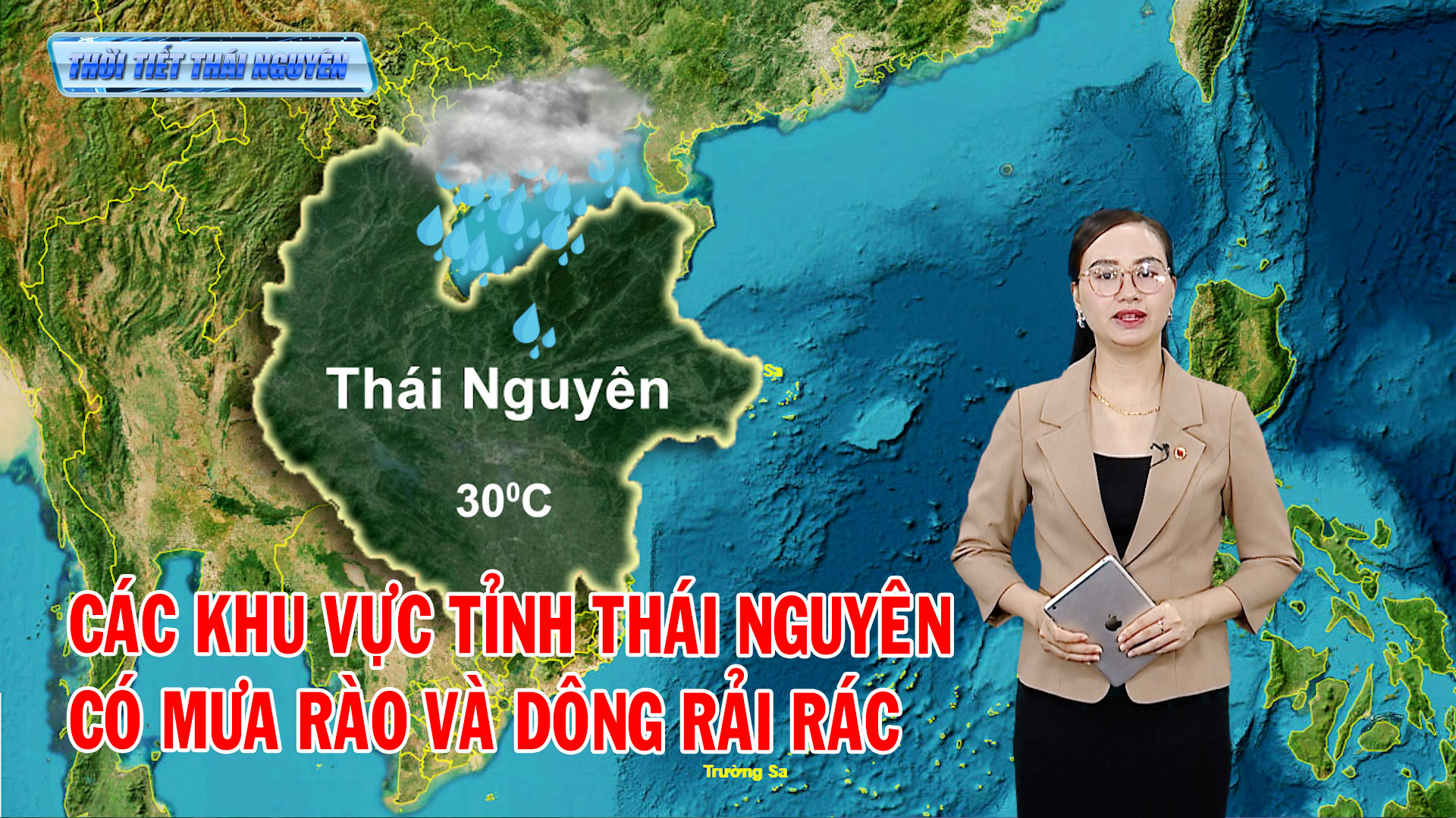Dự báo thời tiết Thái Nguyên đêm 25/5 và ngày 26/5